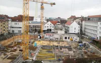 SiGeKo  - ZBI - Neubau Wohnanlage mit 4 Stadthäusern, Hofmannstraße, Erlangen